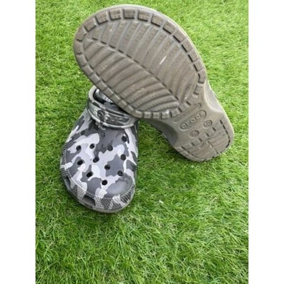 Camouflage Crocs Clogs Mens Size 8 Lightweight & Comfortable Water-Resistant Sli - Picture 5 of 5